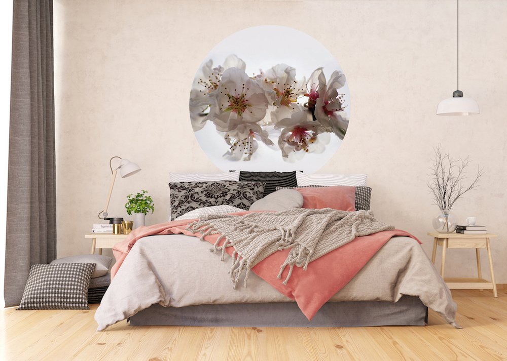 Samolepicí fototapeta CR3306 Floating Flowers 140 x 140 cm