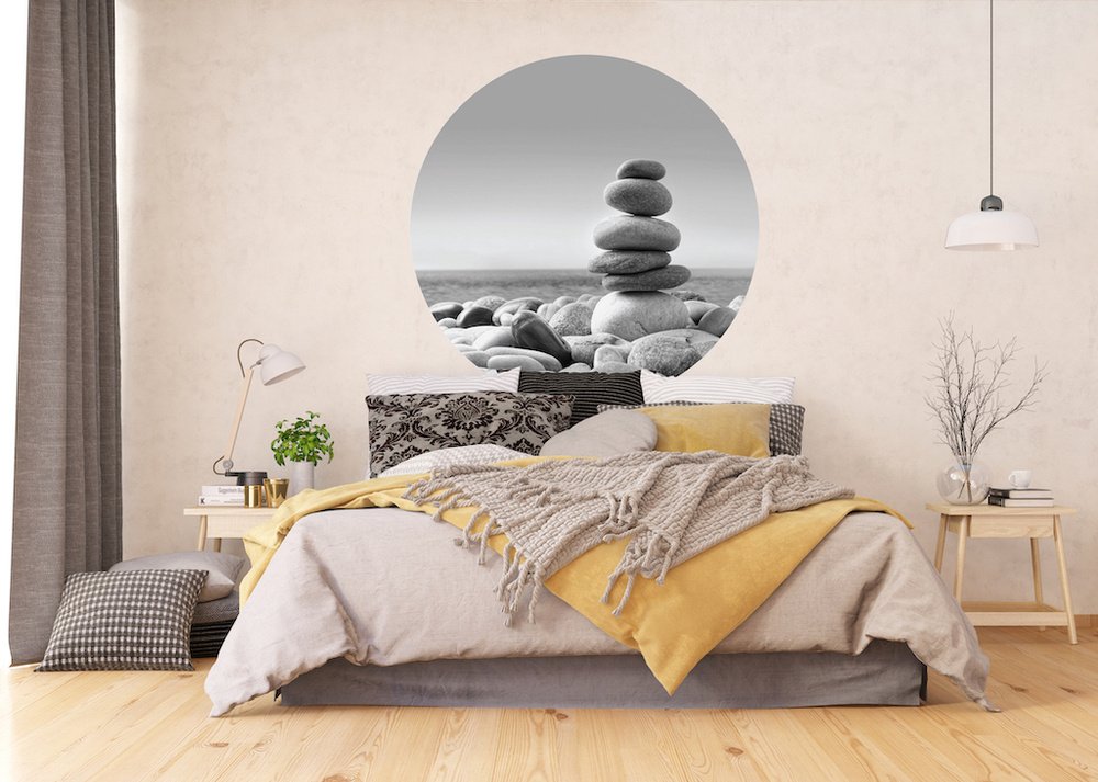 Samolepicí fototapeta CR3307 Stone Pyramid 140 x 140 cm
