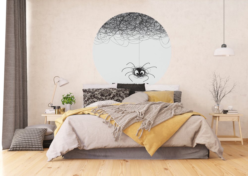 Samolepicí fototapeta CR3325 Cute Spider 140 x 140 cm
