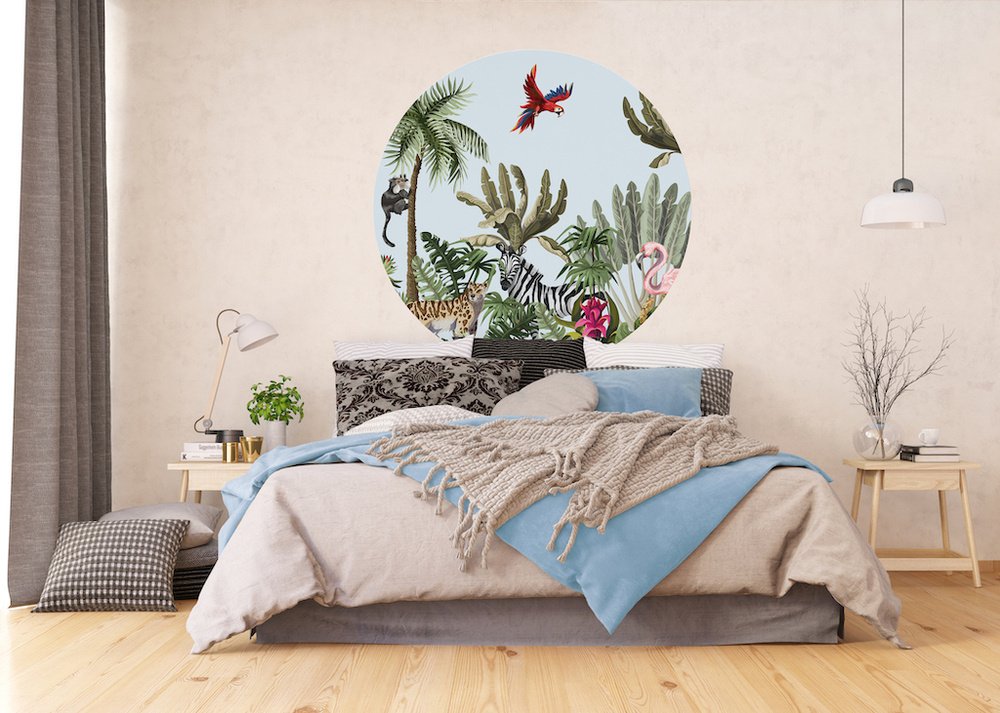 Samolepicí fototapeta CR3335 Vector Jungle 140 x 140 cm