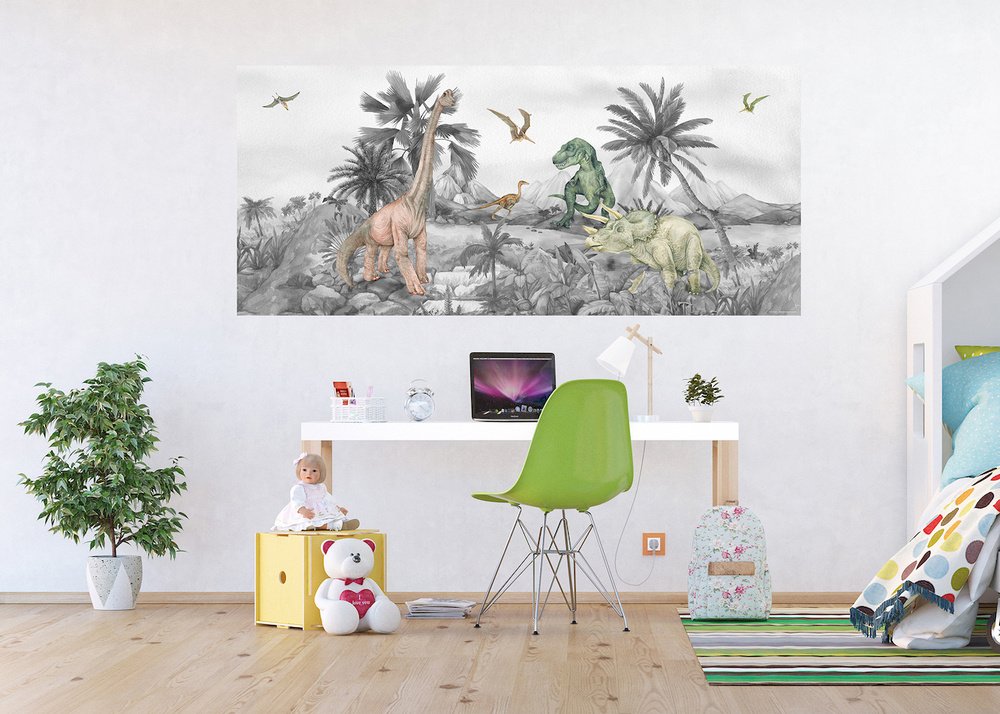Plakát na zeď Dinosauři FTDNH 5503 - 170 x 75 cm