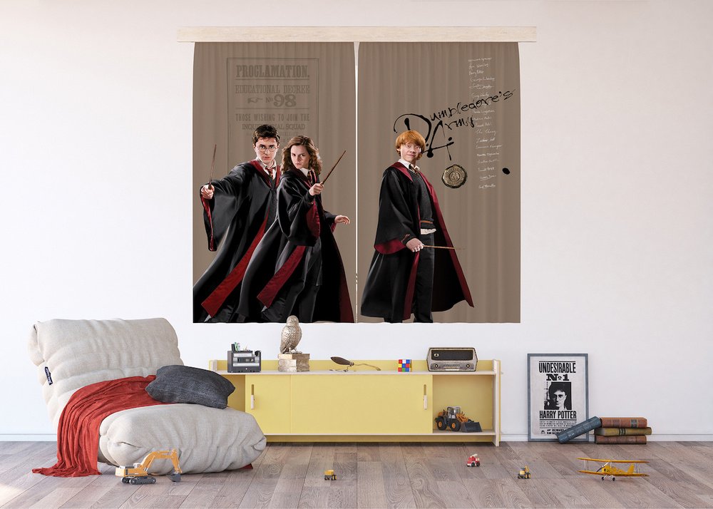 Textilní závěs Harry Potter FCSXL 6607 - 180 x 160 cm