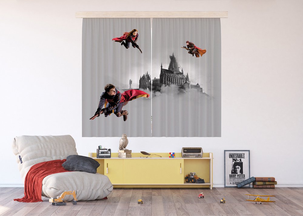 Textilní závěs Harry Potter FCSXL 6609 - 180 x 160 cm
