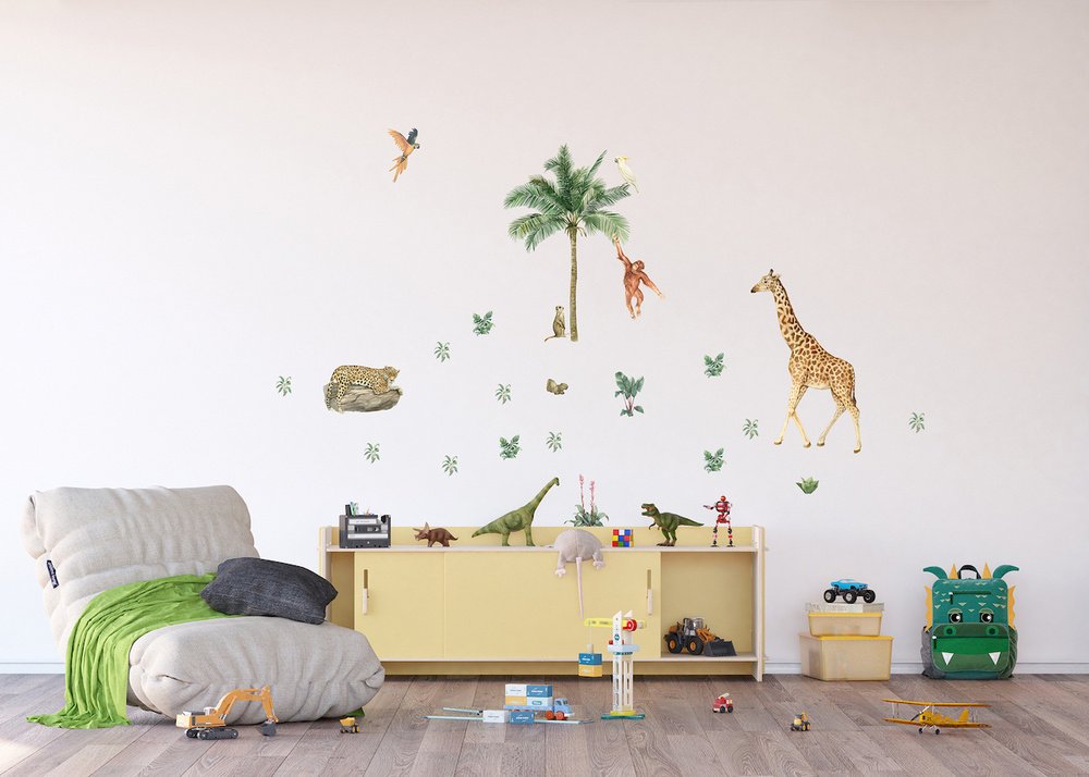 Samolepicí dekorace Jungle DK2329 arch 65 x 85 cm