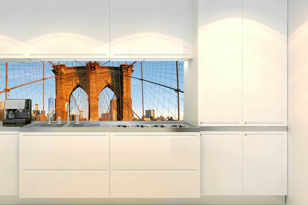 Fototapeta do kuchyně KI180-116 Brooklyn Bridge 180 x 60 cm