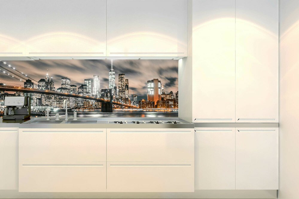 Fototapeta do kuchyně KI180-117 Manhattan 180 x 60 cm