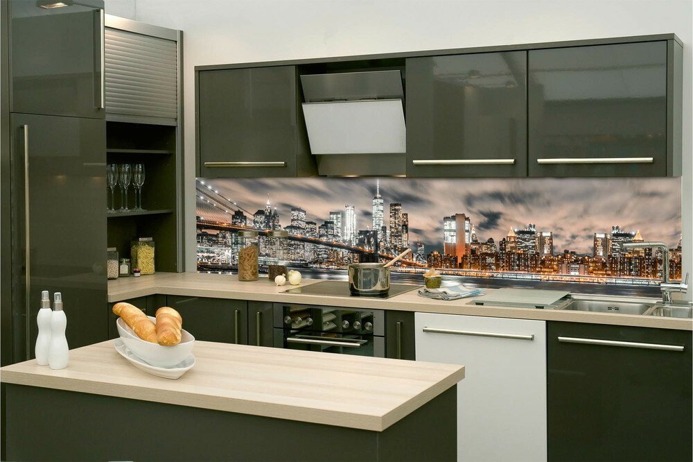 Fototapeta do kuchyně KI260-117 Manhattan 260 x 60 cm