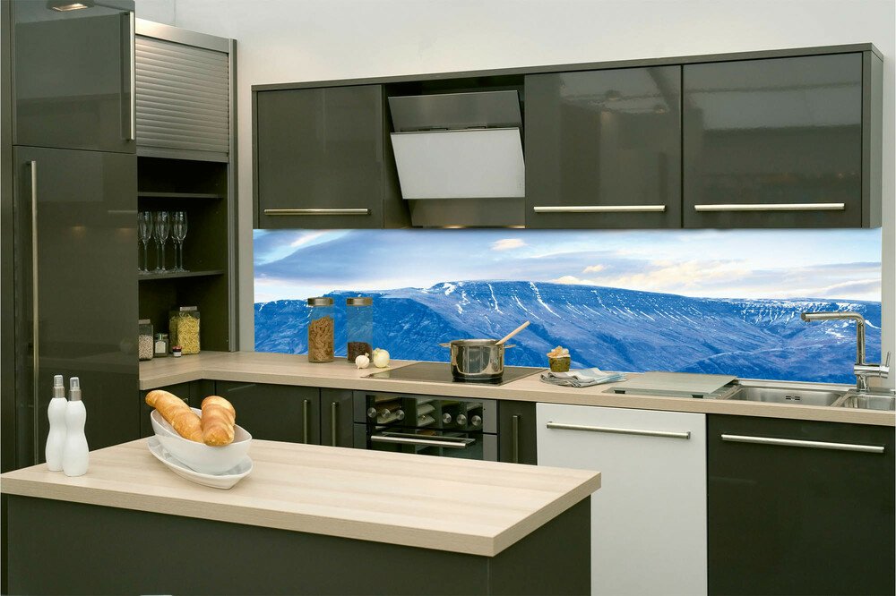 Fototapeta do kuchyně KI260-120 Mountains 260 x 60 cm