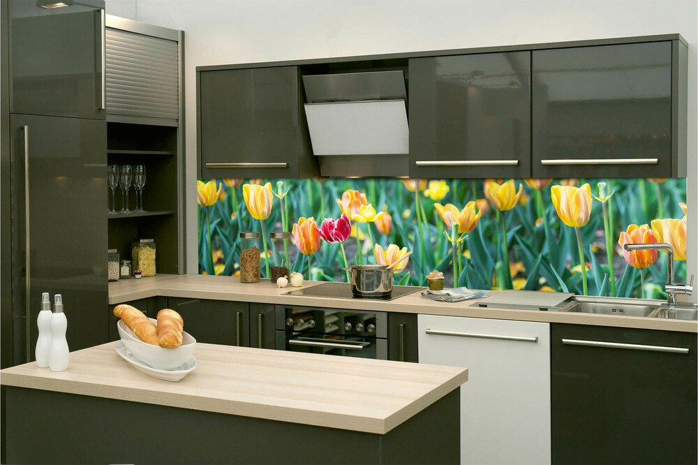 Fototapeta do kuchyně KI260-122 Garden 260 x 60 cm
