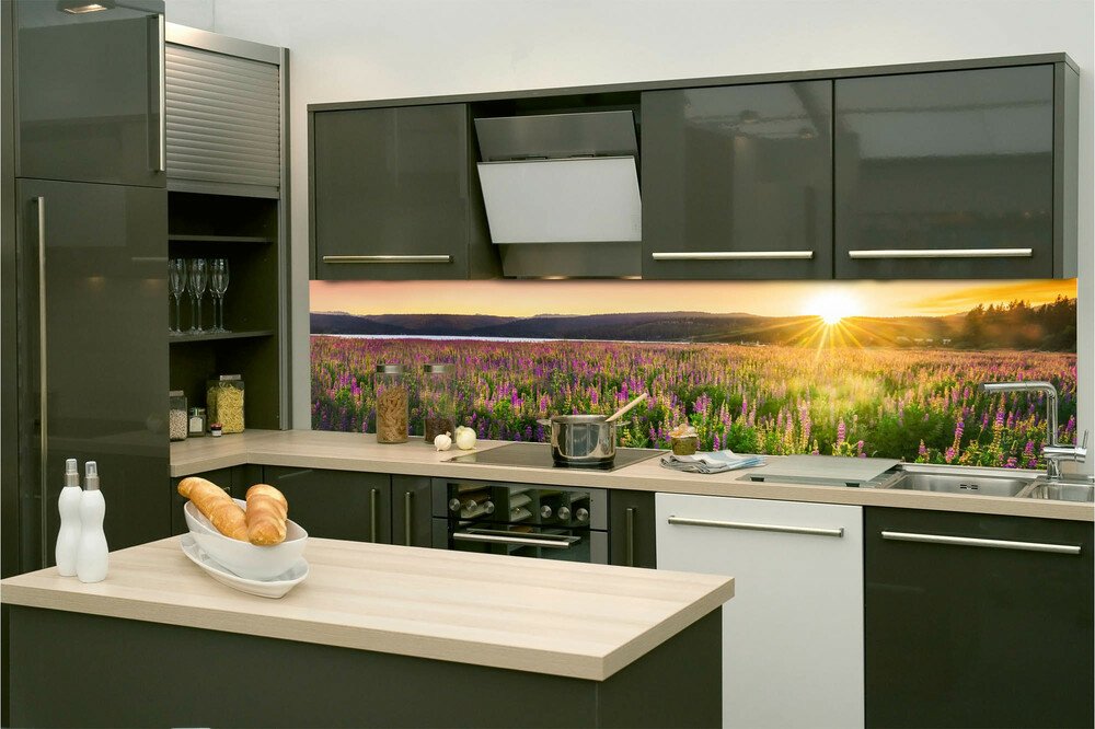 Fototapeta do kuchyně KI260-145 Sunset over the Meadow 260 x 60 cm