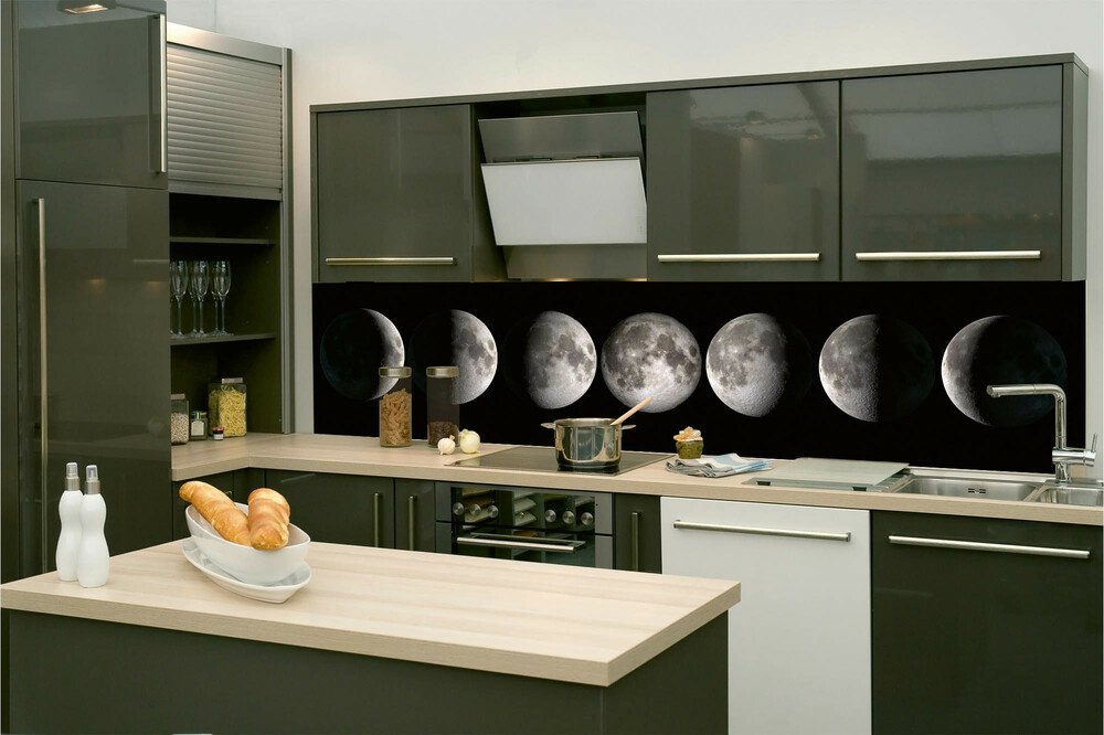 Fototapeta do kuchyně KI260-146 Moon 260 x 60 cm