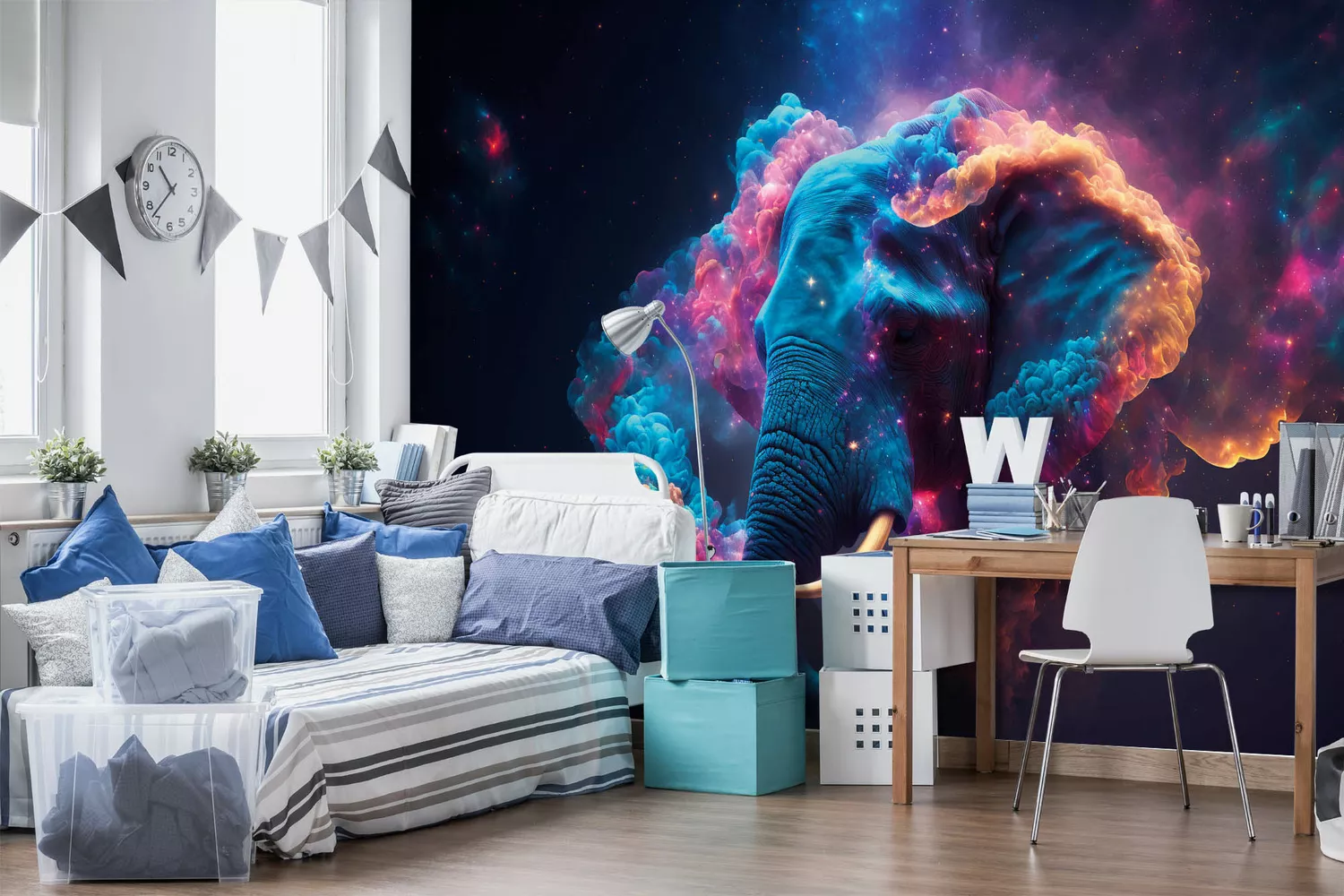 DIMEX vliesová fototapeta Elephant 375 x 250 cm MS-5-AI-0003