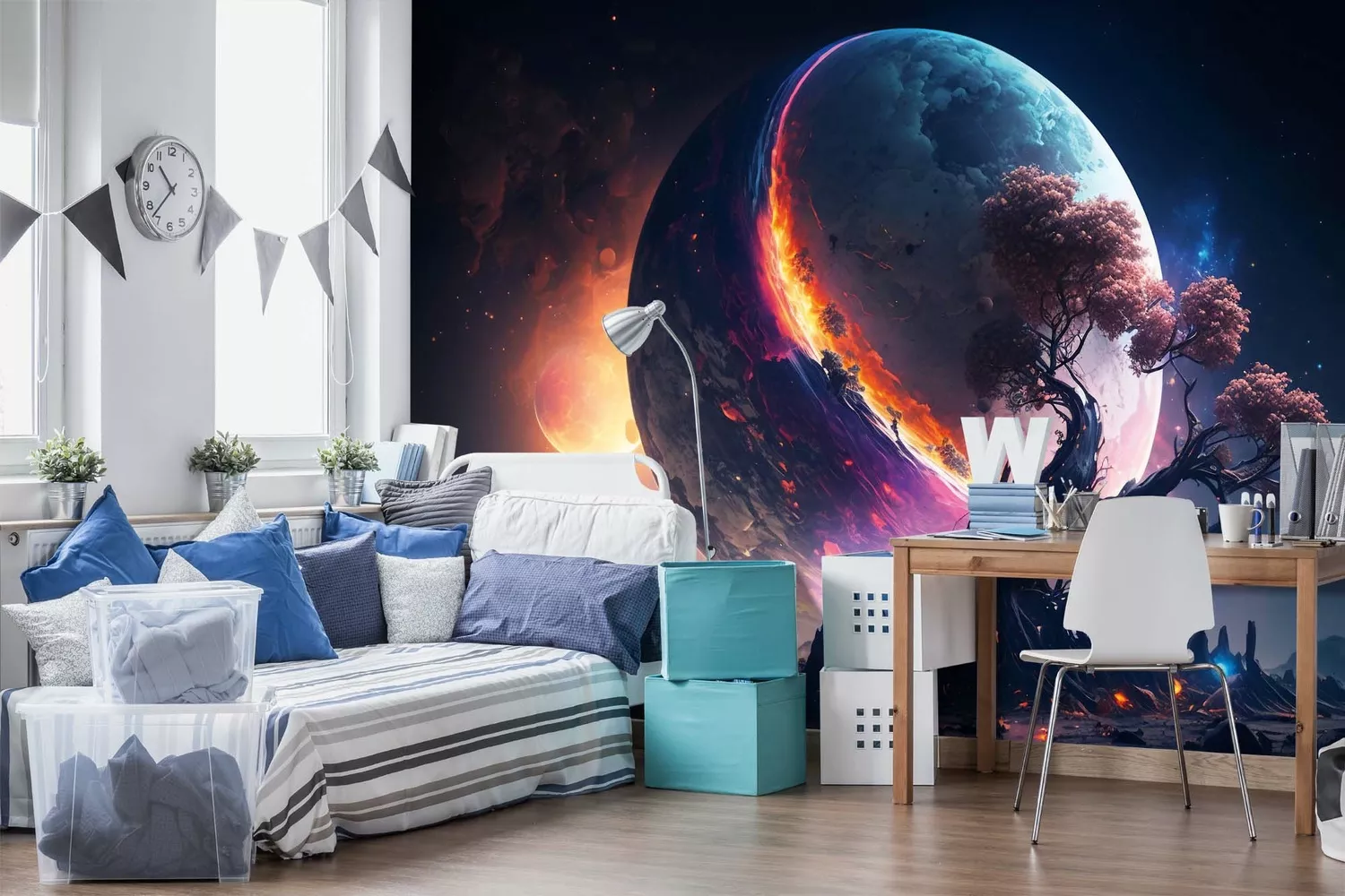 DIMEX vliesová fototapeta Earth and Tree 375 x 250 cm MS-5-AI-0019
