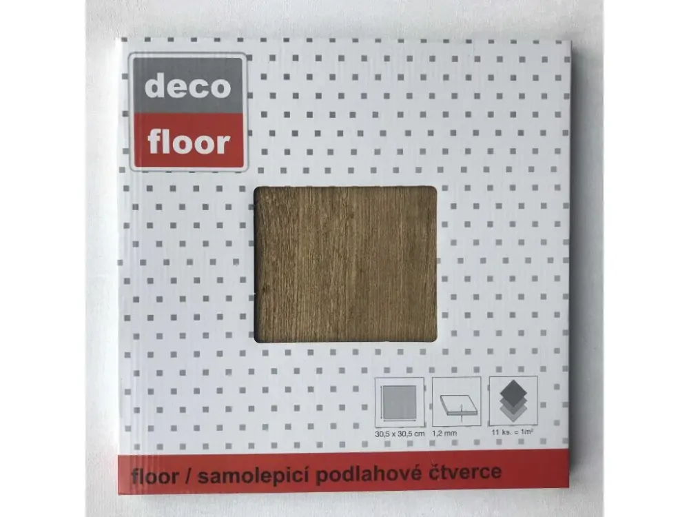 Samolepicí podlahové čtverce DUB 1m2 DF0018