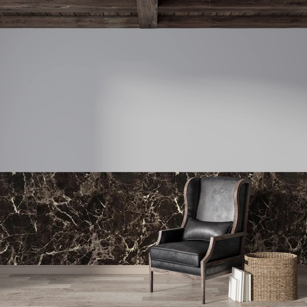 Samolepicí obklad Mramor černý 120 x 280 cm