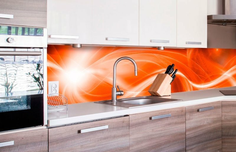 Fototapeta na linku Orange Abstract 260 x 60 cm KI260-037