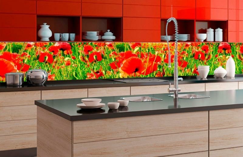 Fototapeta za linku KI350-028 Red Poppies 350 x 60 cm