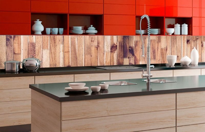 Fototapeta za linku KI350-086 Timber Wall 350 x 60 cm