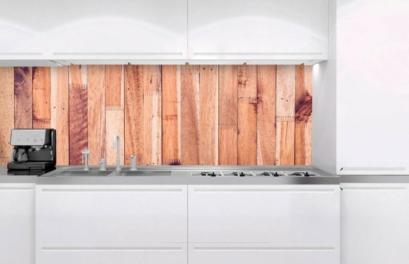 Fototapeta do kuchyně KI180-086 Timber Wall 180 x 60 cm