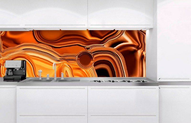 Fototapeta do kuchyně KI180-102 Bronze 180 x 60 cm