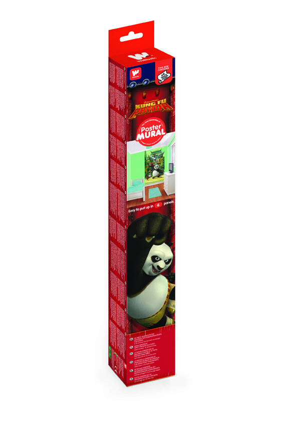 Walltastic fototapeta Kung Fu Panda 152,4 x 243,8 cm