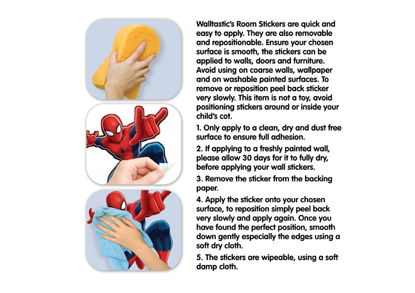 Samolepky na zeď Walltastic Spiderman