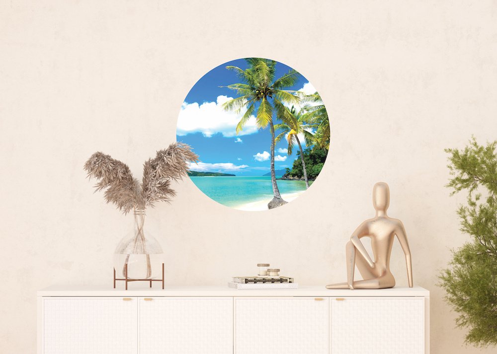 Samolepicí fototapeta CR3205 Palms on Beach 70 x 70 cm