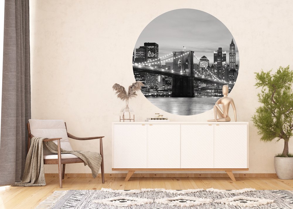Samolepicí fototapeta CR3308 Brooklyn Bridge 140 x 140 cm