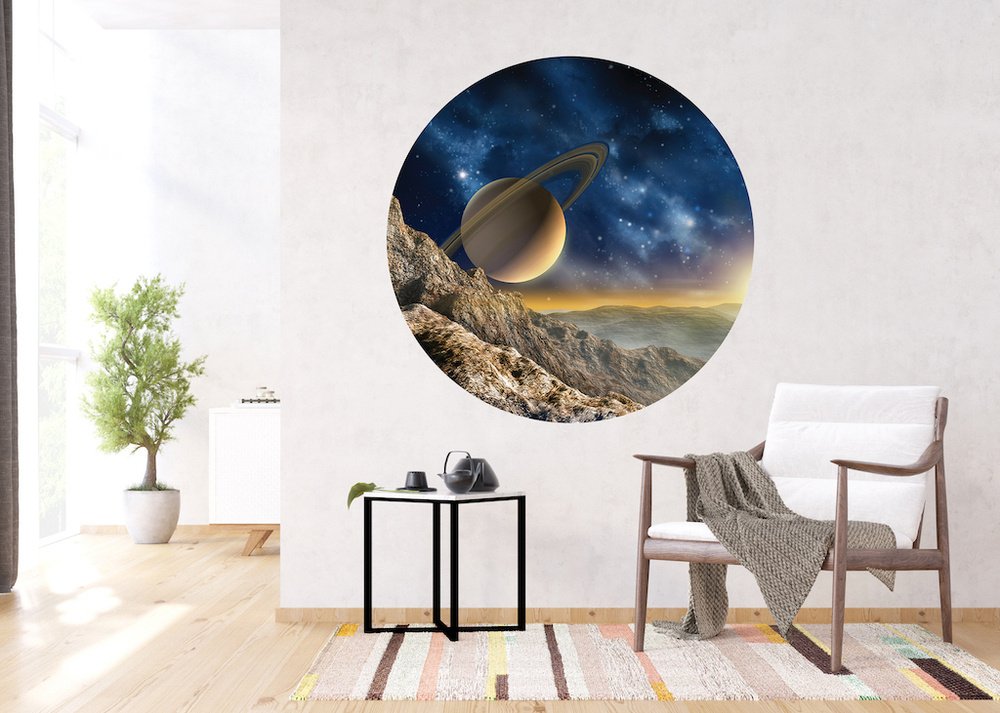 Samolepicí fototapeta CR3315 View on Saturn 140 x 140 cm