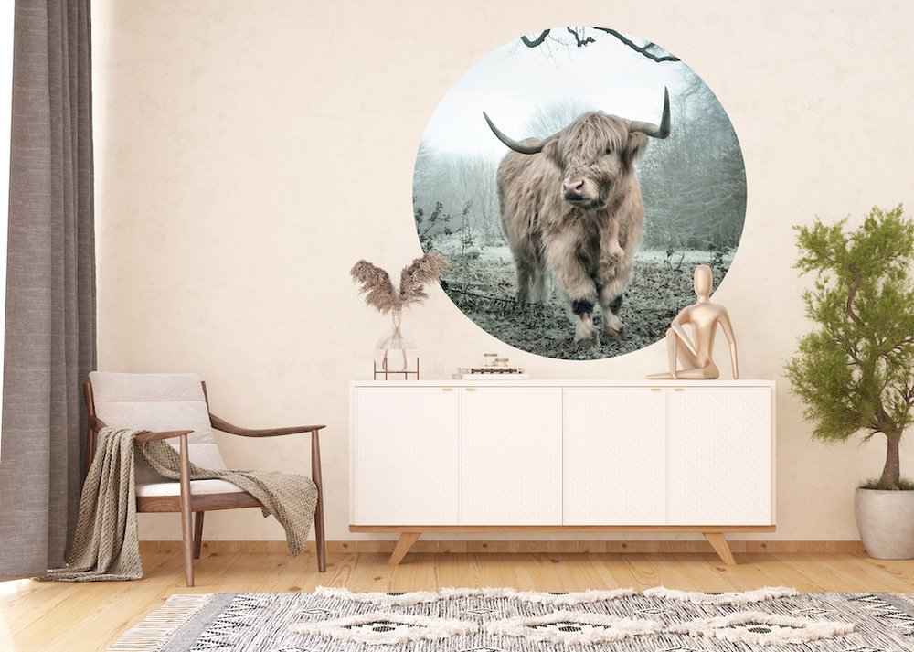 Samolepicí fototapeta CR3329 Highlander 140 x 140 cm