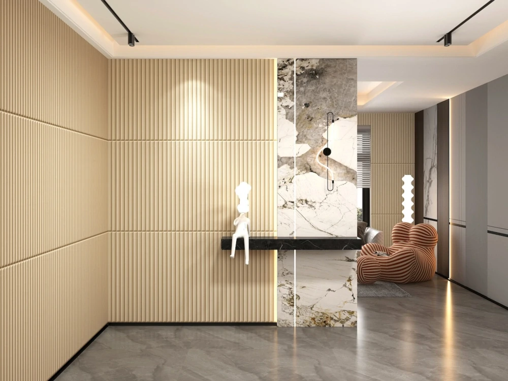 3D samolepicí koženka béžová - 0,69 x 1,4 m