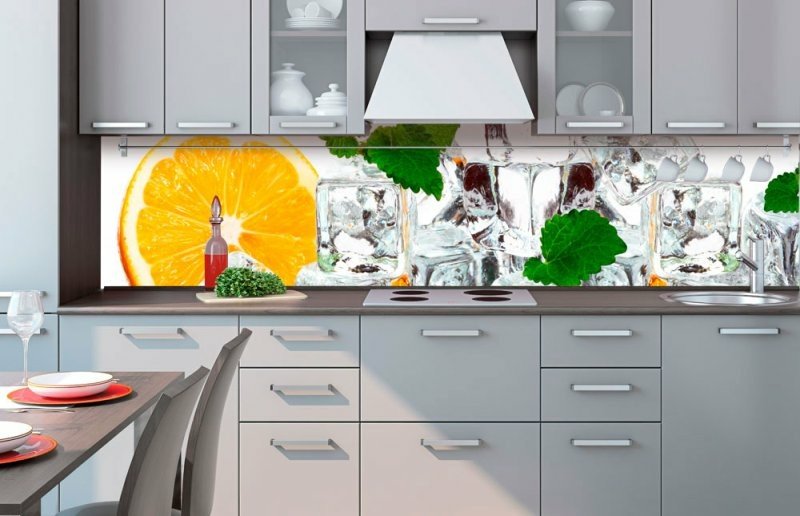 Fototapeta na linku Lemon and Ice 260 x 60 cm KI260-023