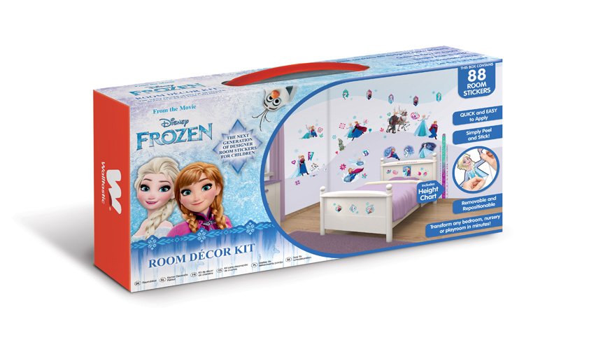 Samolepky na zeď Walltastic Disney Frozen 2