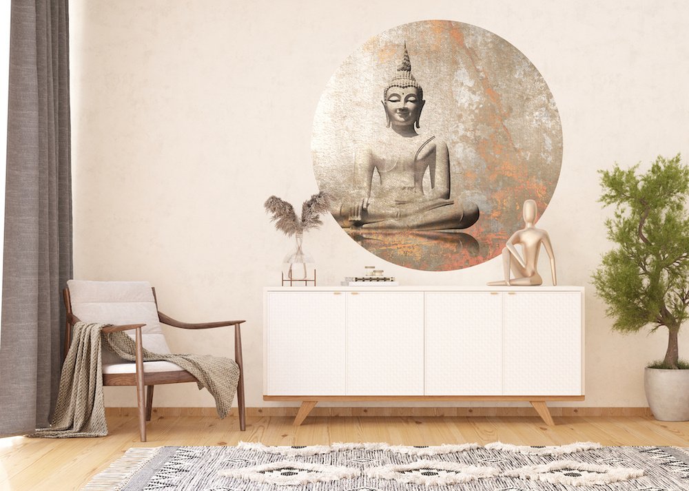 Samolepicí fototapeta CR3302 Budha 140 x 140 cm