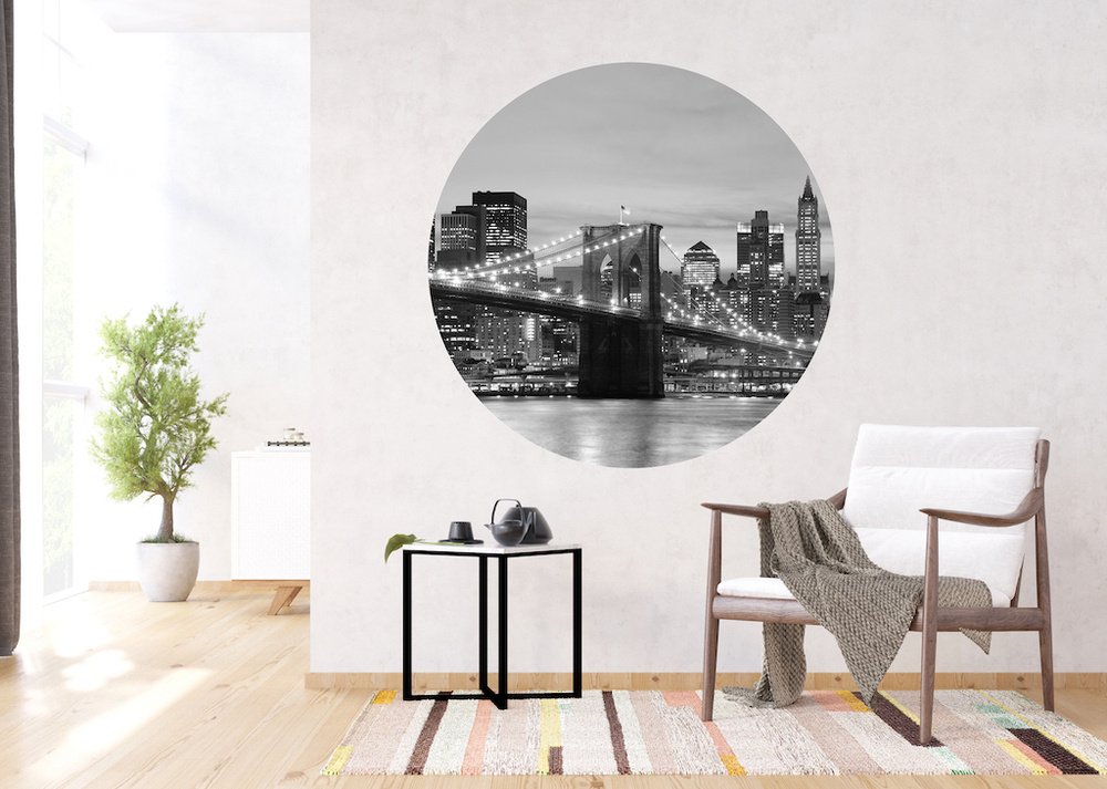 Samolepicí fototapeta CR3308 Brooklyn Bridge 140 x 140 cm