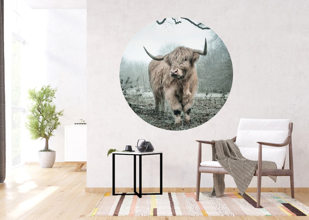 Samolepicí fototapeta CR3329 Highlander 140 x 140 cm
