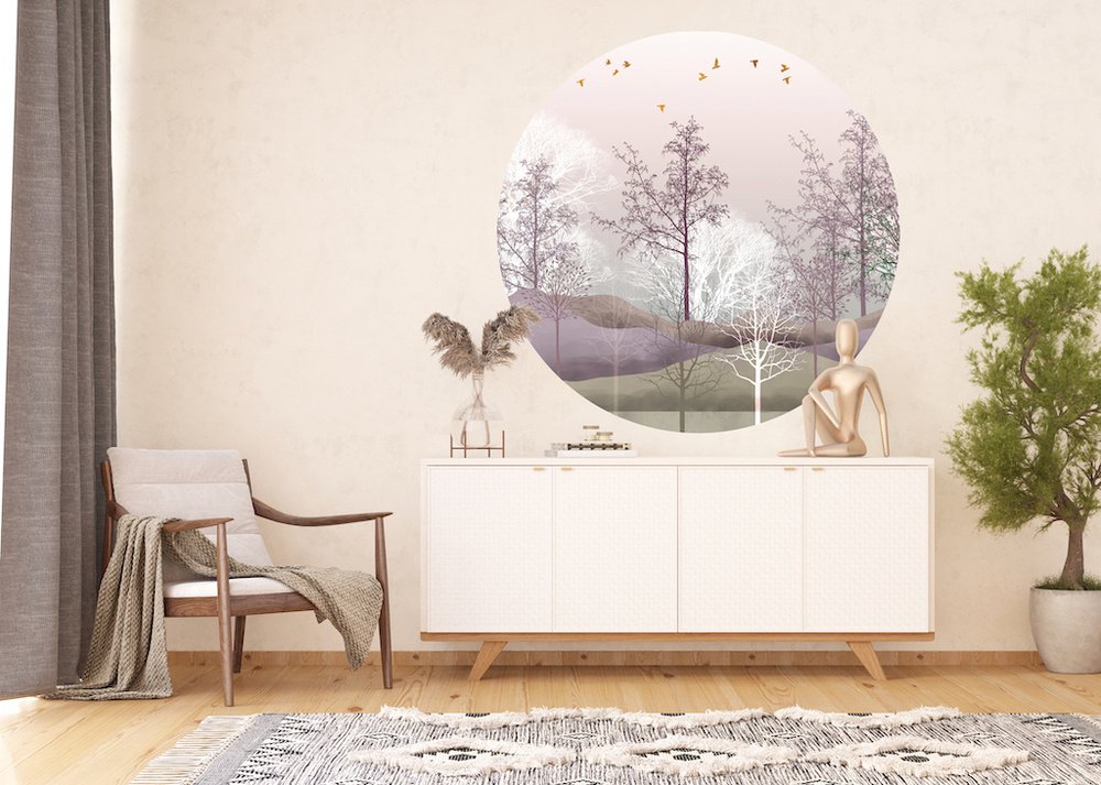 Samolepicí fototapeta CR3333 Mystical Forest 140 x 140 cm