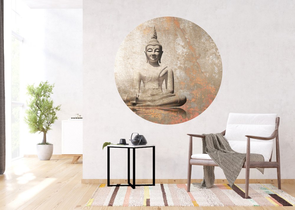 Samolepicí fototapeta CR3302 Budha 140 x 140 cm