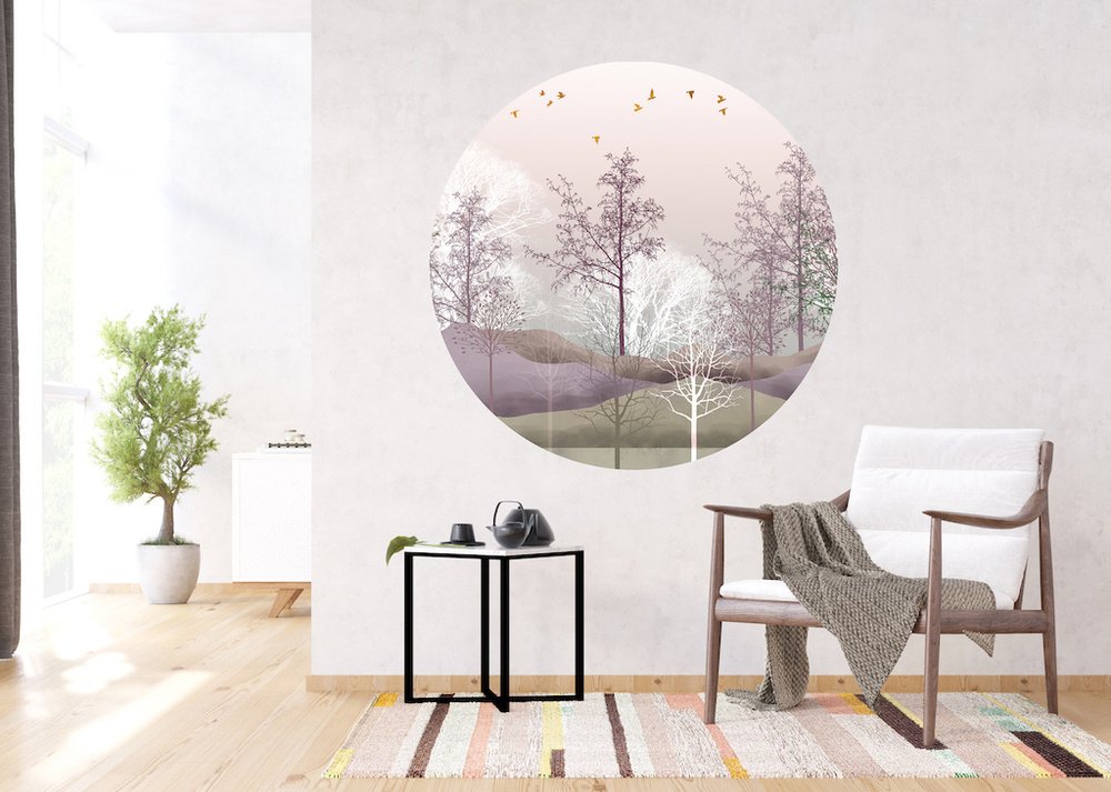 Samolepicí fototapeta CR3333 Mystical Forest 140 x 140 cm