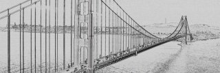 Vliesová fototapeta Dimex Golden Gate M-301 | 330x110cm