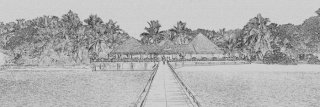 Vliesová fototapeta Dimex Jetty M-308 | 330x110cm