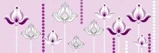Vliesová fototapeta Dimex Plant Violet M-334 | 330x110cm