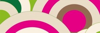 Vliesová fototapeta Dimex Pink Circles M-349 | 330x110cm
