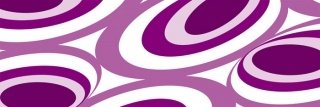 Vliesová fototapeta Dimex Violet Ovals M-352 | 330x110cm