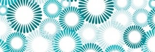 Vliesová fototapeta Dimex Blue Circles M-364 | 330x110cm