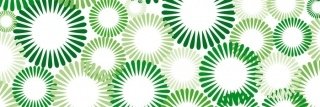 Vliesová fototapeta Dimex Green Circles M-365 | 330x110cm