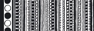 Vliesová fototapeta Dimex Black Pattern M-370 | 330x110cm