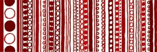 Vliesová fototapeta Dimex Red Pattern M-371 | 330x110cm