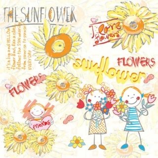 Fototapeta na zeď Dimex Flowers L-582 | 220x220 cm