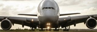 Fototapeta na zeď Dimex Airbus M-469 | 330x110cm